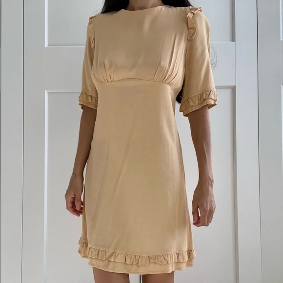 black mini dress v neck 16arlington Alba Nero V Neck Mini Dress